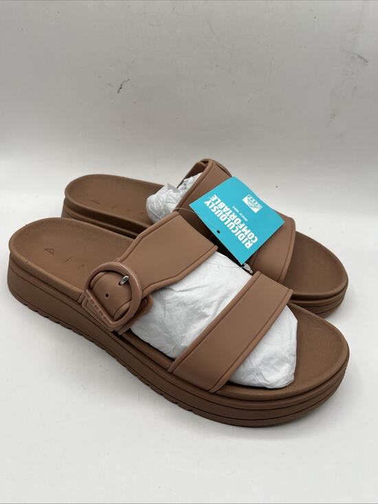 Reef Shoes - Reef Vista Capri Sandals Womens Slide Double Strap Comfort Sz US 10 Tan Brown
